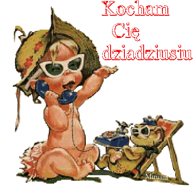 Dziewczynka dzwoni do swojego dziadka